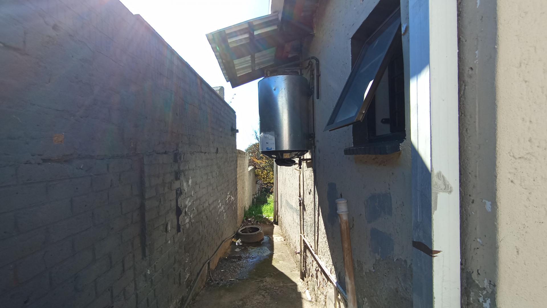 Backyard of property in Hurst Hill