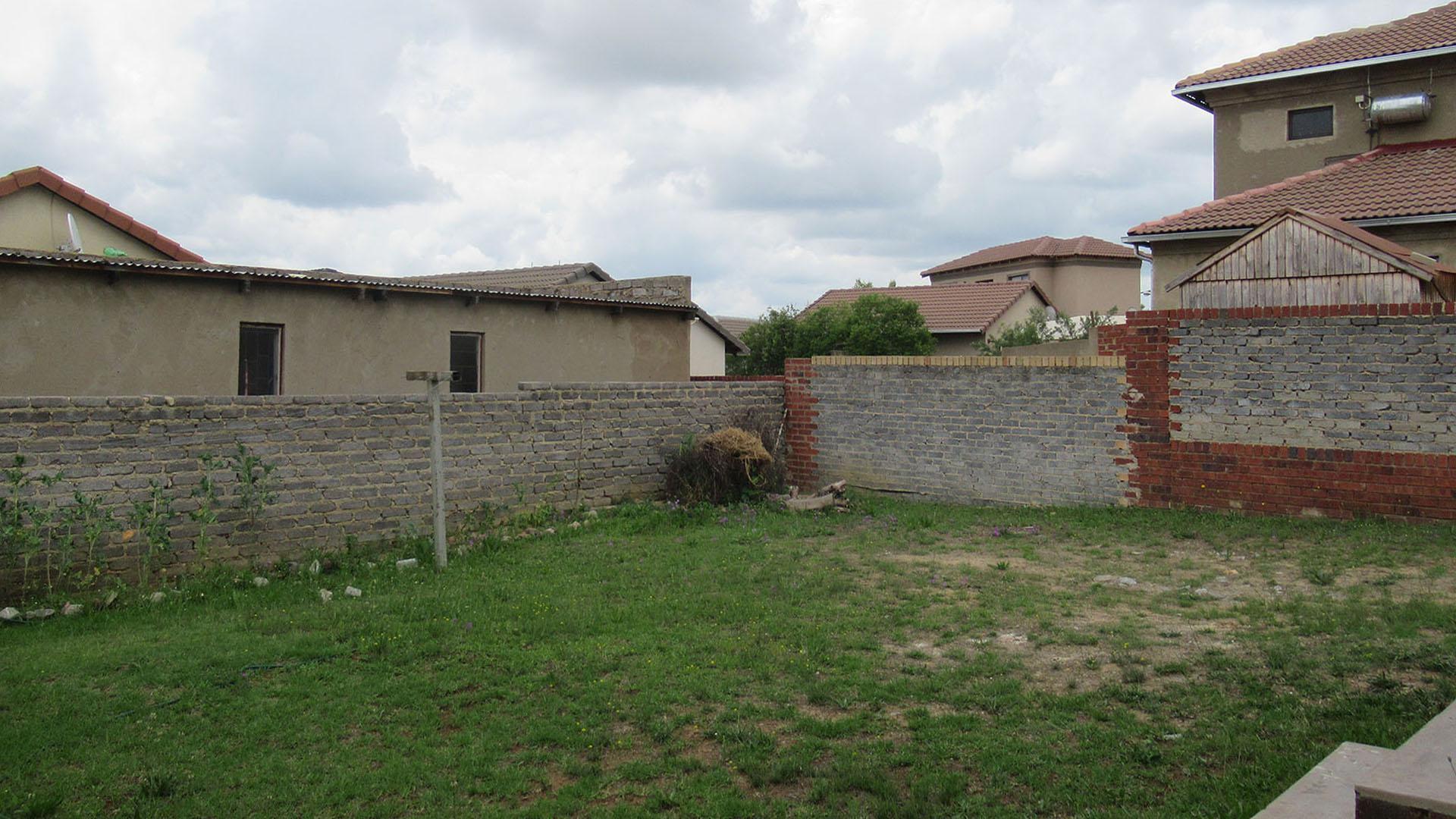 Backyard of property in Cosmo City