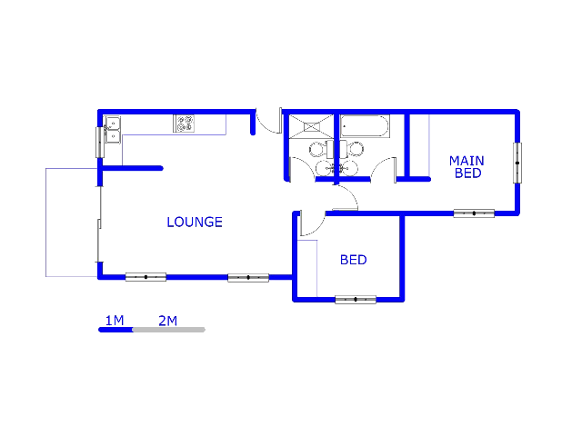 1st Floor - 62m2 of property for sale in Jackal Creek Golf Estate