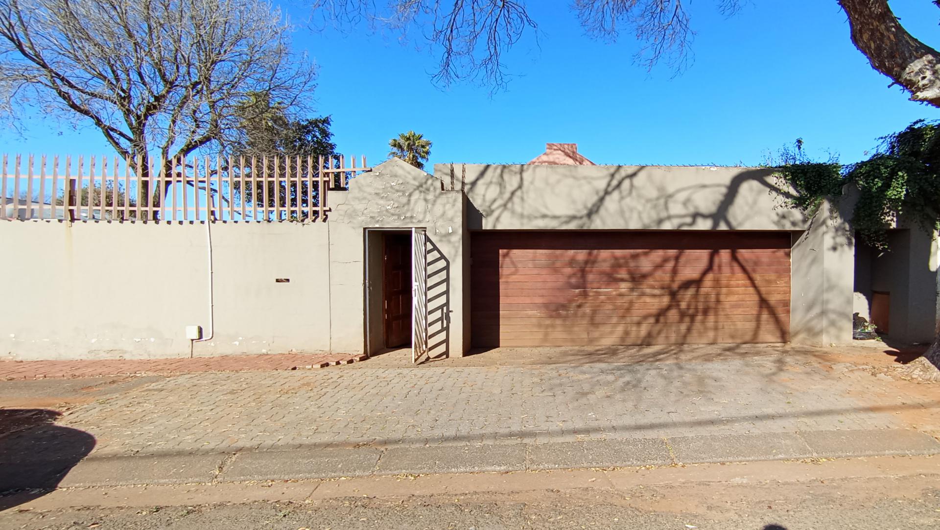 Front View of property in Westdene (JHB)
