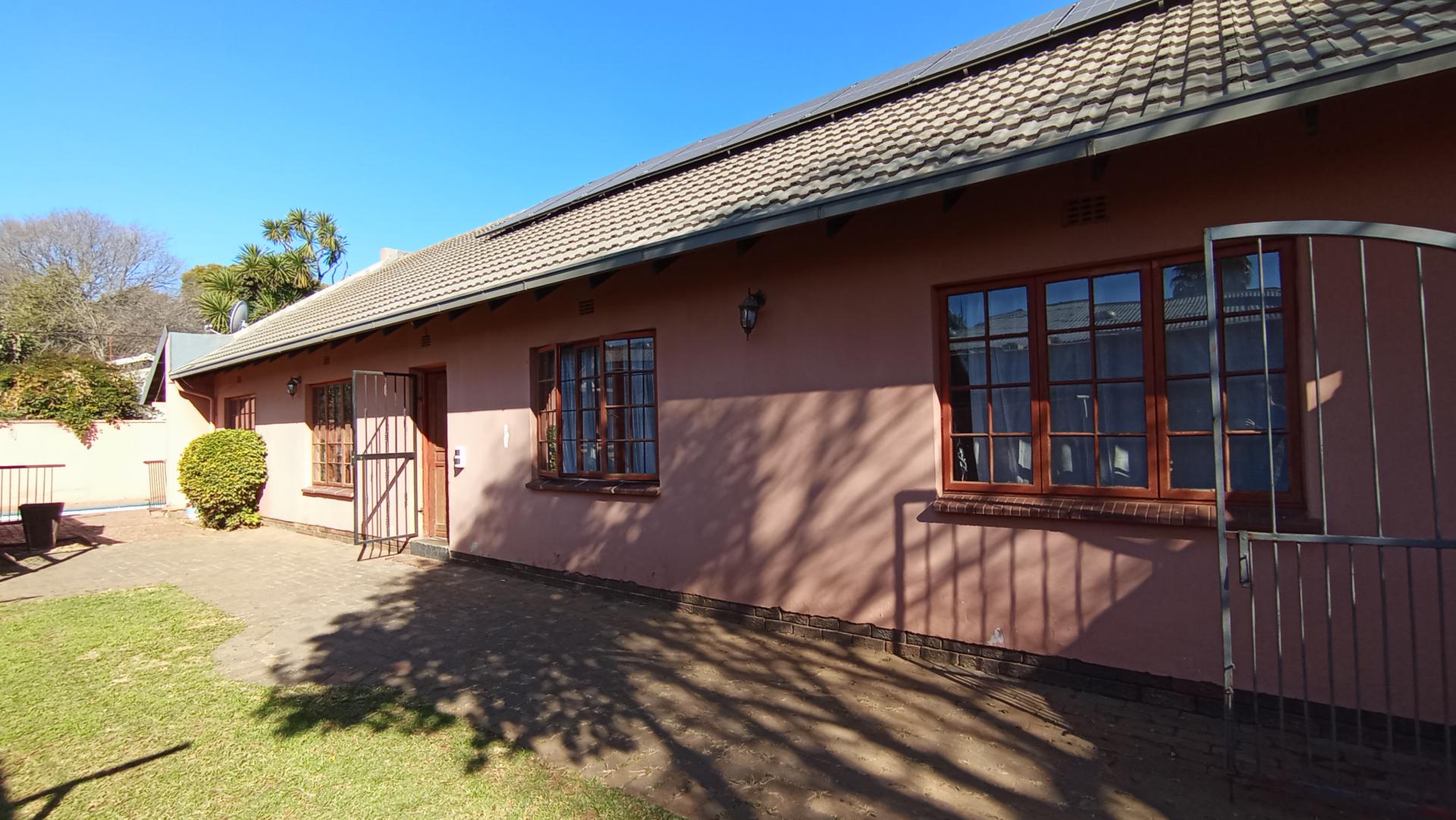 Front View of property in Westdene (JHB)