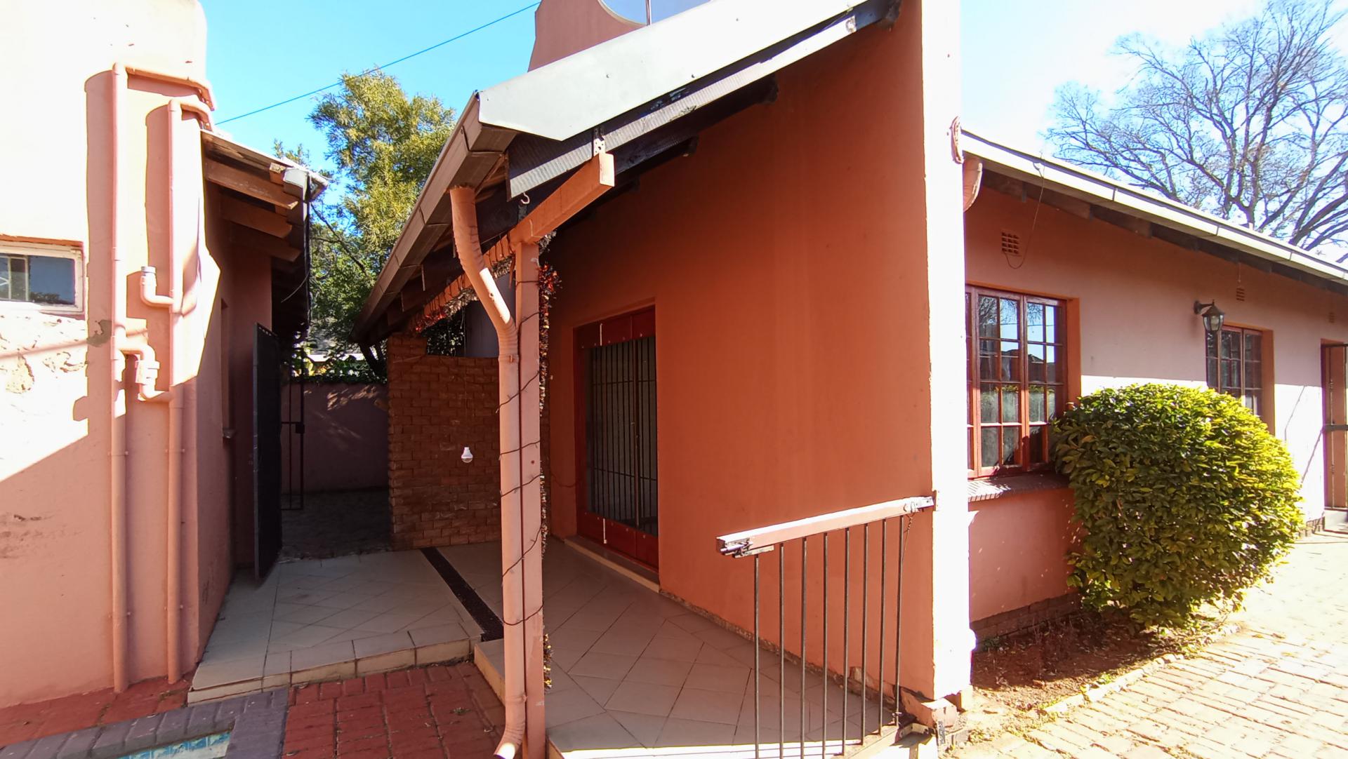 Backyard of property in Westdene (JHB)