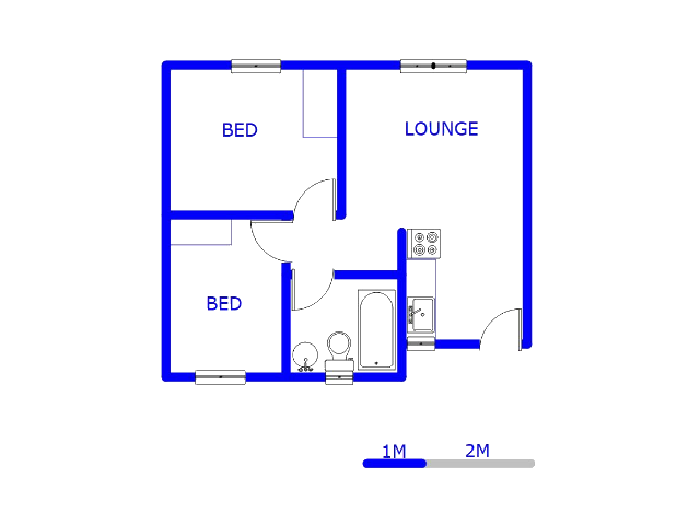 Ground Floor - 35m2 of property for sale in Fleurhof