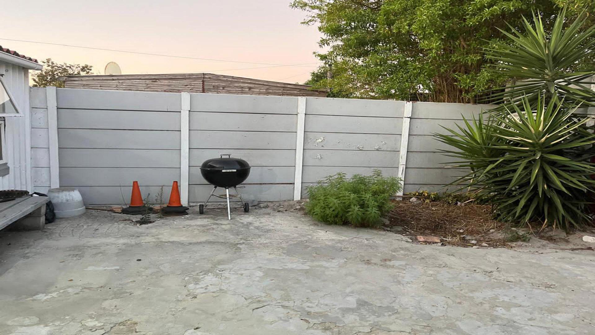 Backyard of property in Bridgetown