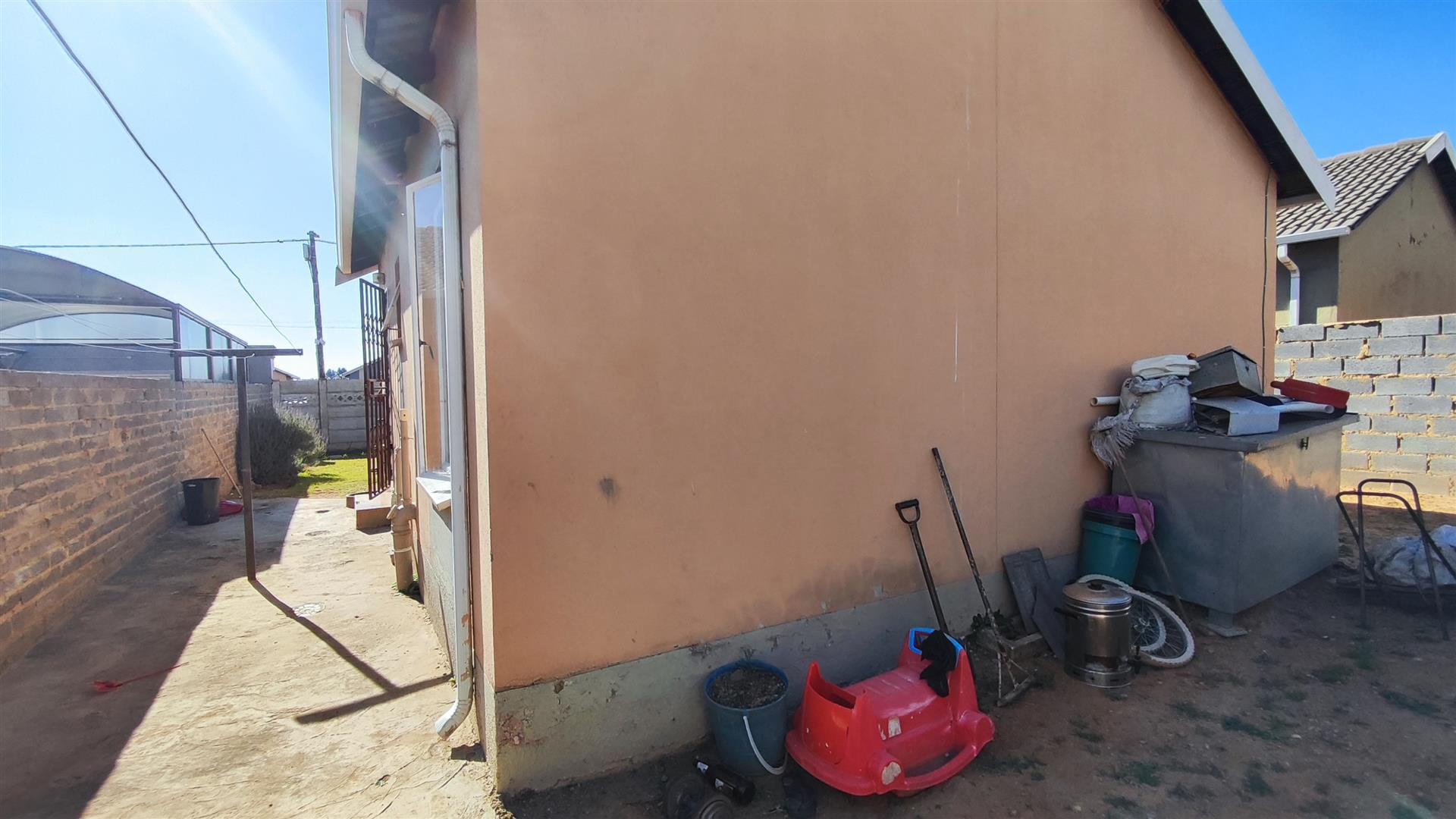 Backyard of property in Savanna City