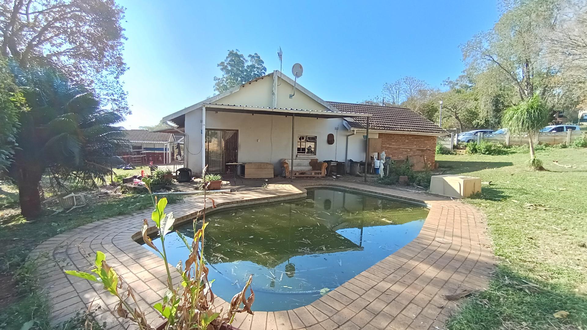 Backyard of property in Cleland
