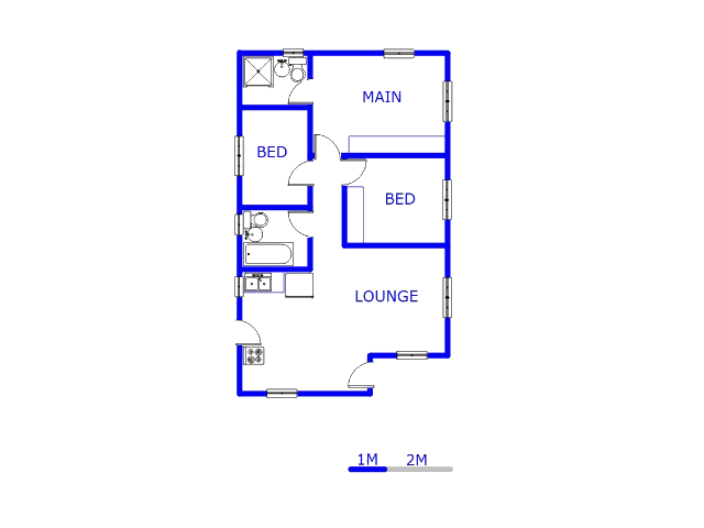 Ground Floor - 60m2 of property for sale in Protea Glen