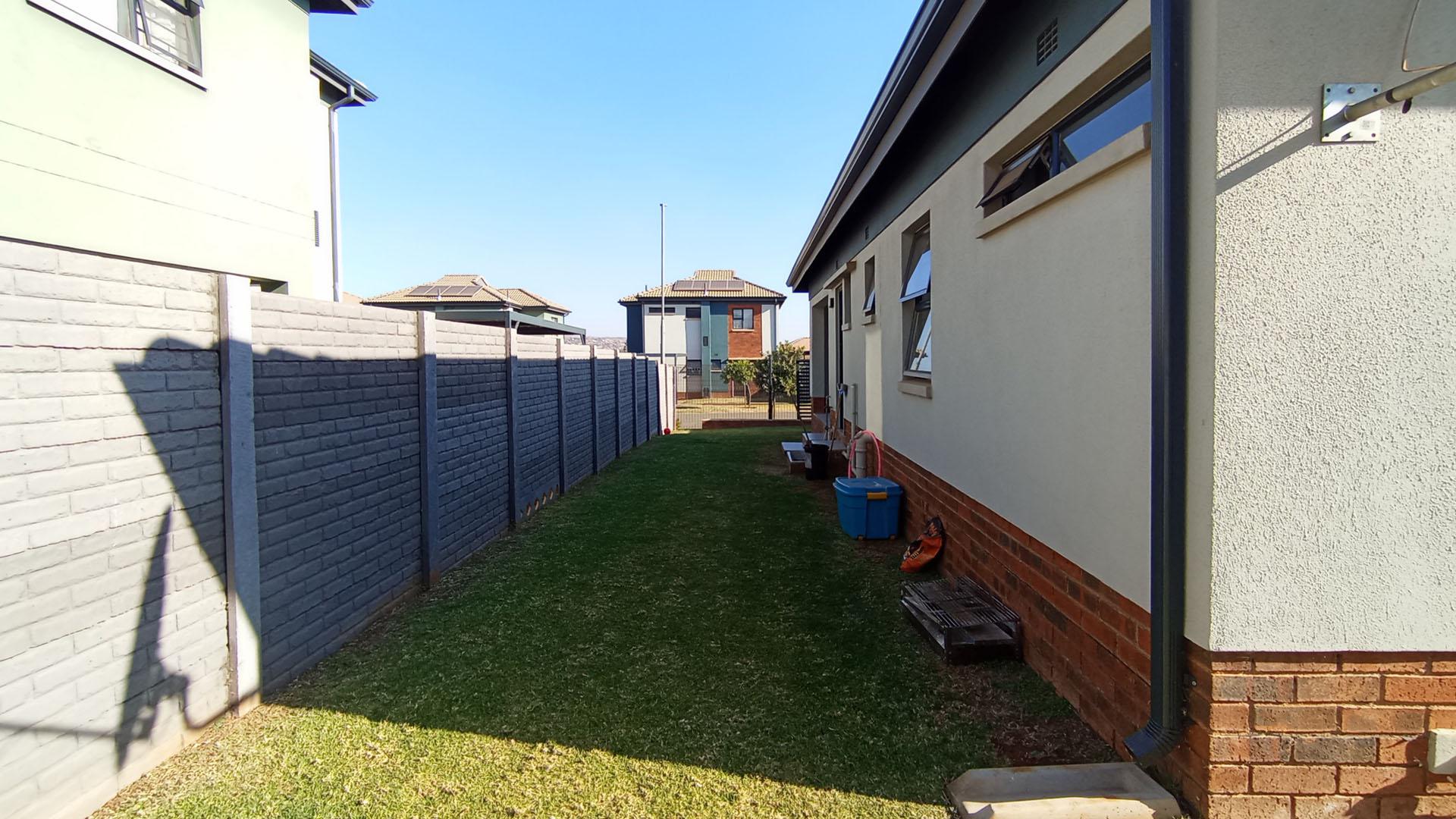 Backyard of property in Lotus Gardens