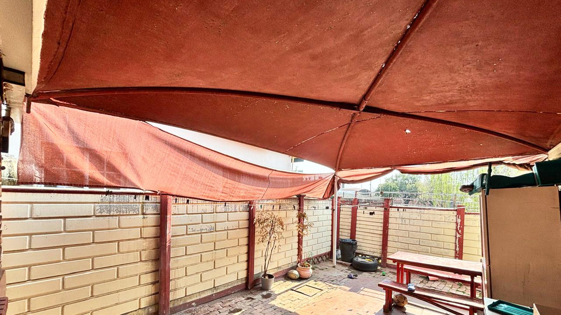 Backyard of property in Parys