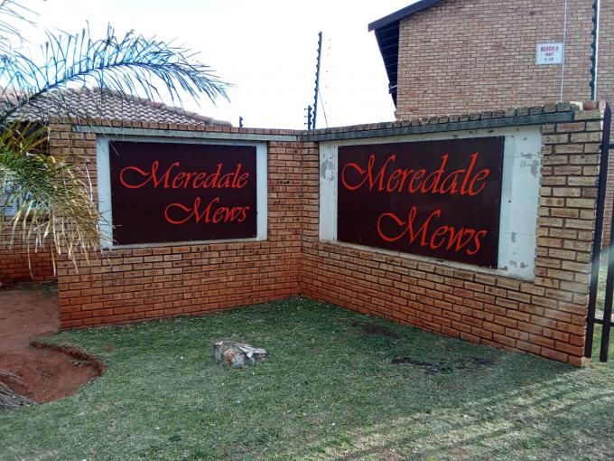 2 Bedroom Sectional Title for Sale For Sale in Meredale - MR682976