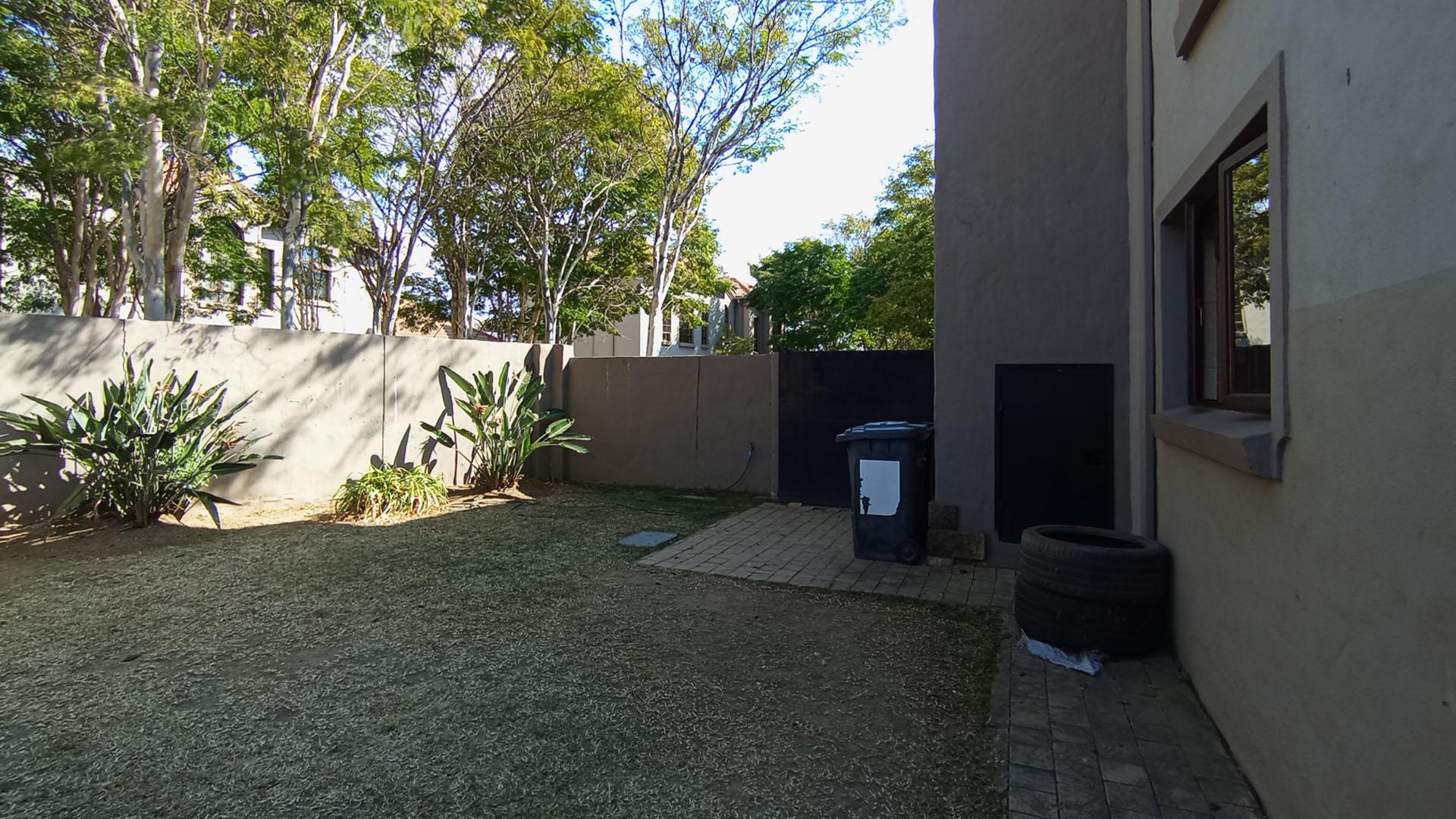 Backyard of property in Amberfield