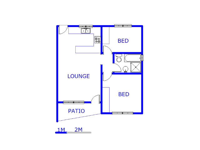Ground Floor - 63m2 of property for sale in Chloorkop