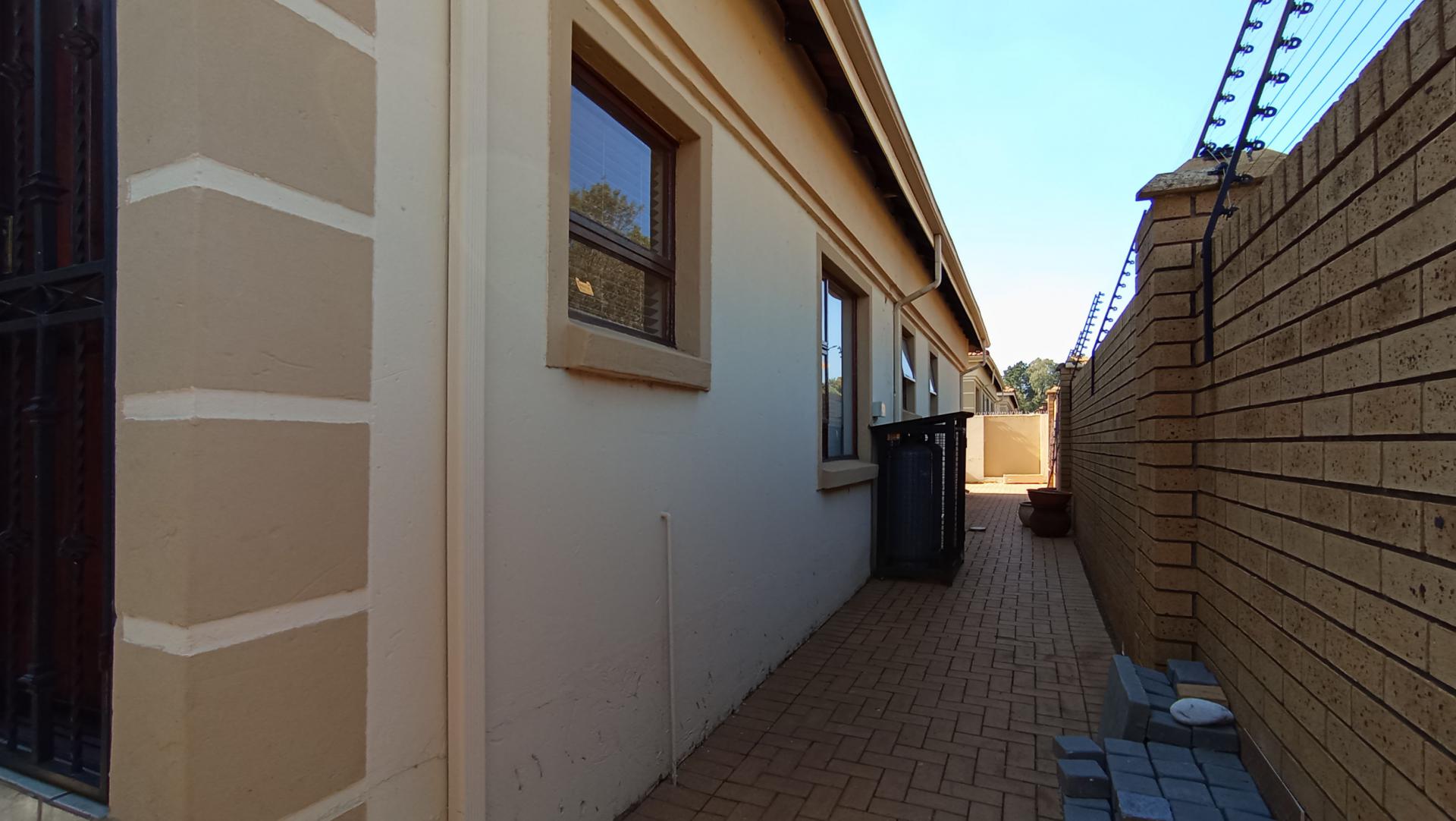 Backyard of property in Eden Glen