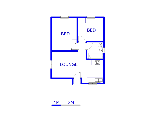 Floor plan of the property in Riverside View