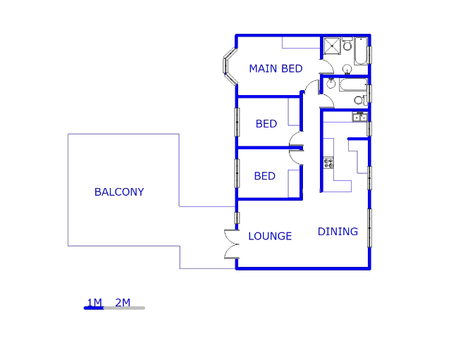 1st Floor - 127m2 of property for sale in Glen Marais