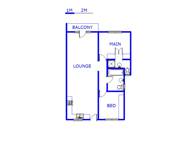 Floor plan of the property in Shulton Park