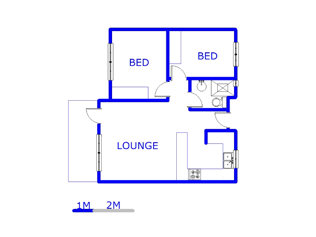1st Floor - 57m2 of property for sale in Eden Glen