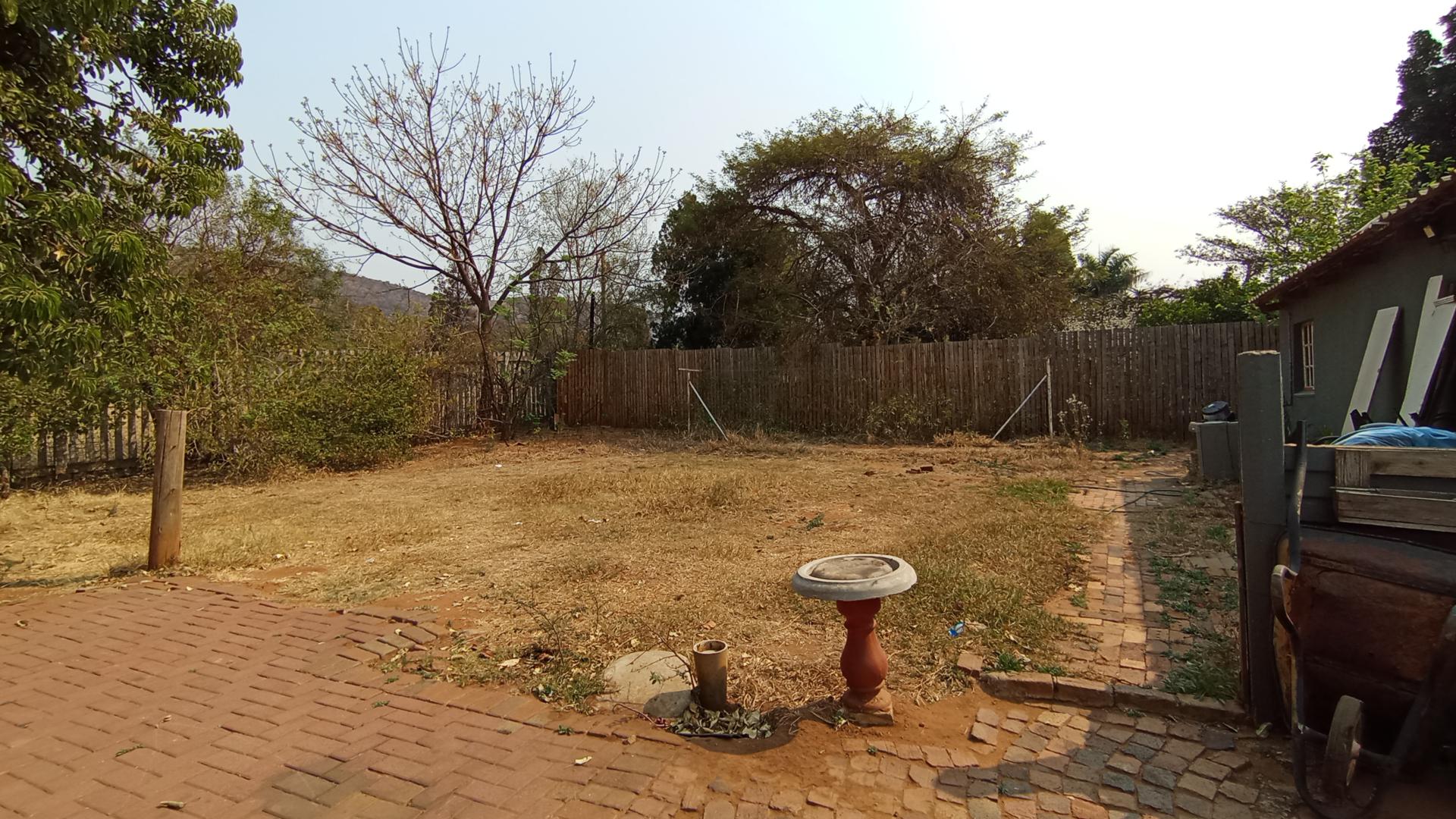 Backyard of property in Pretoria North