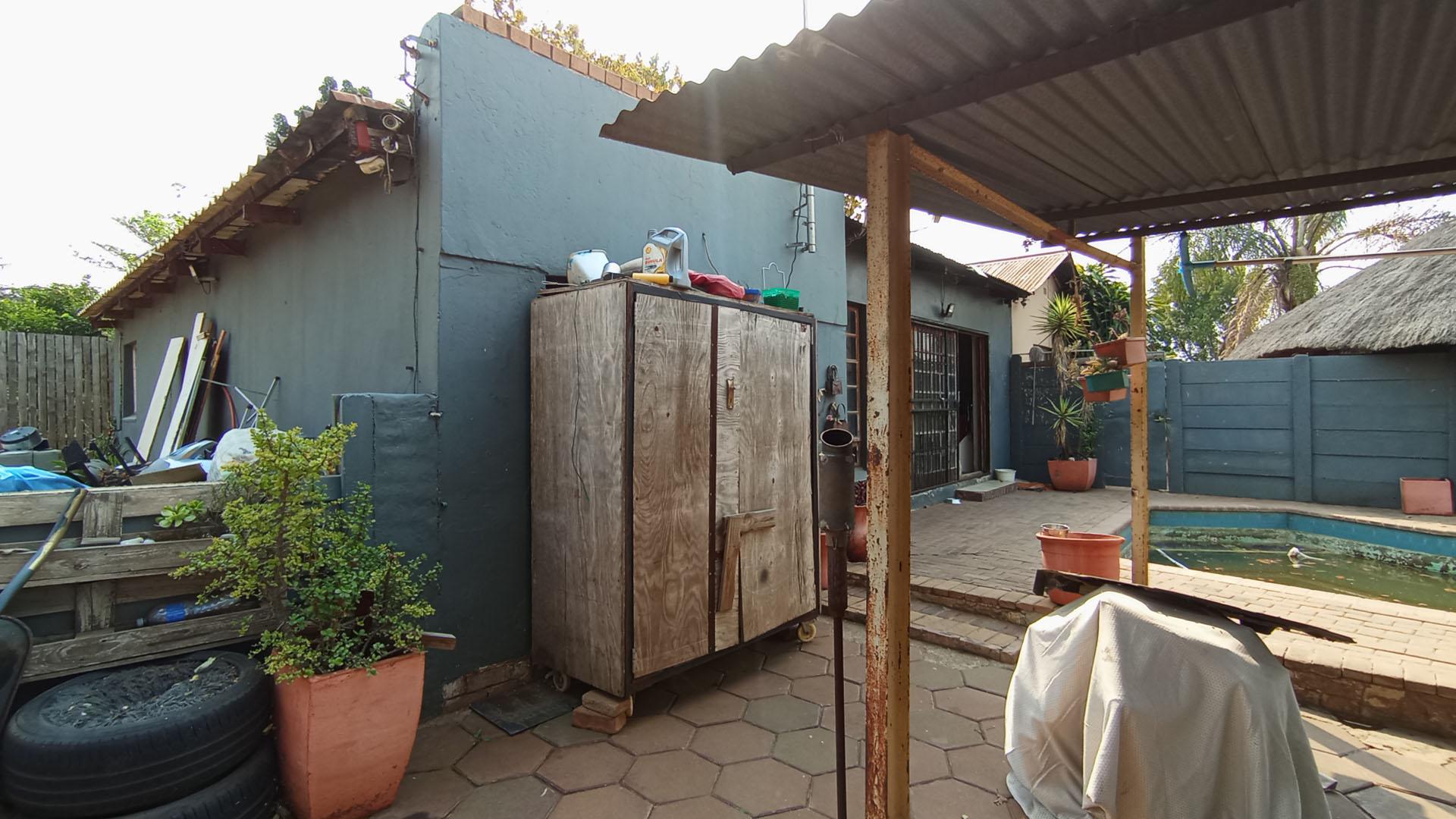 Backyard of property in Pretoria North