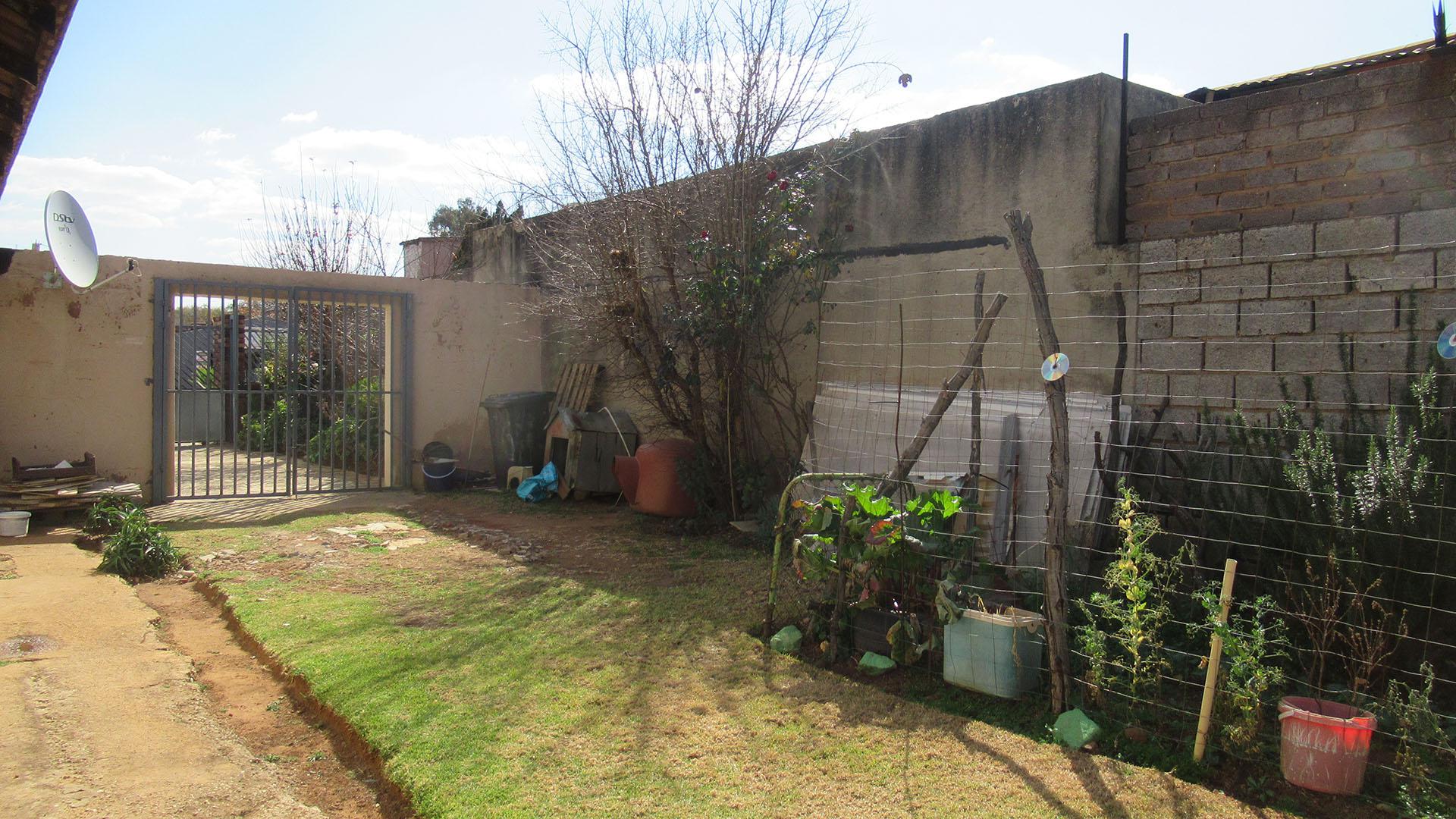 Backyard of property in Lenasia South