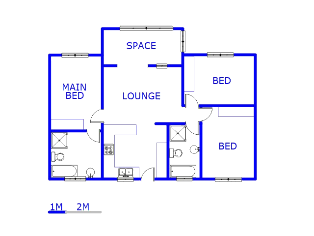 Floor plan of the property in Sagewood