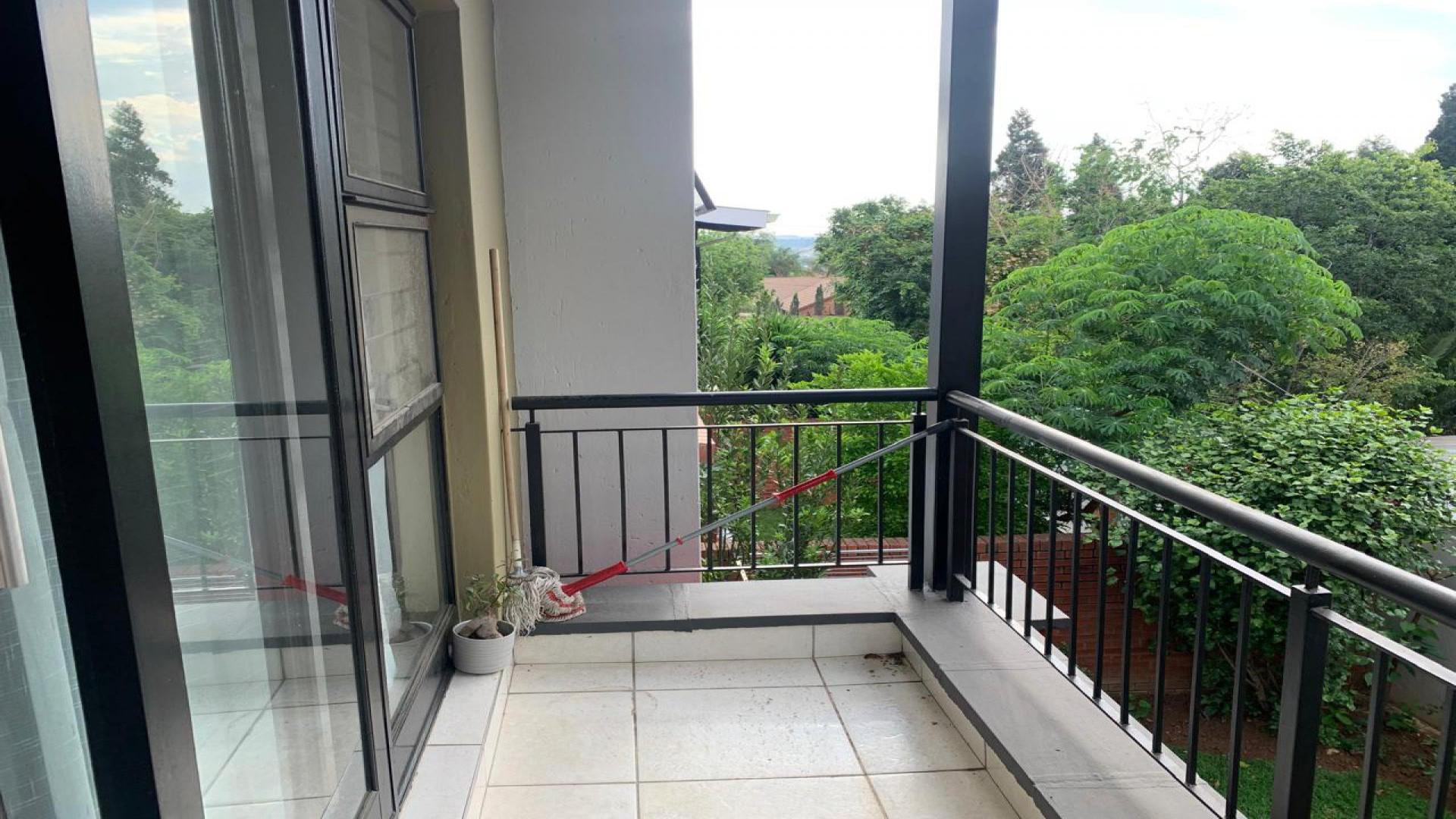 Balcony of property in Fourways