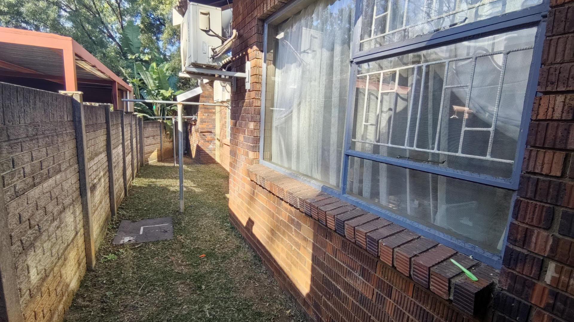 Backyard of property in Rustenburg