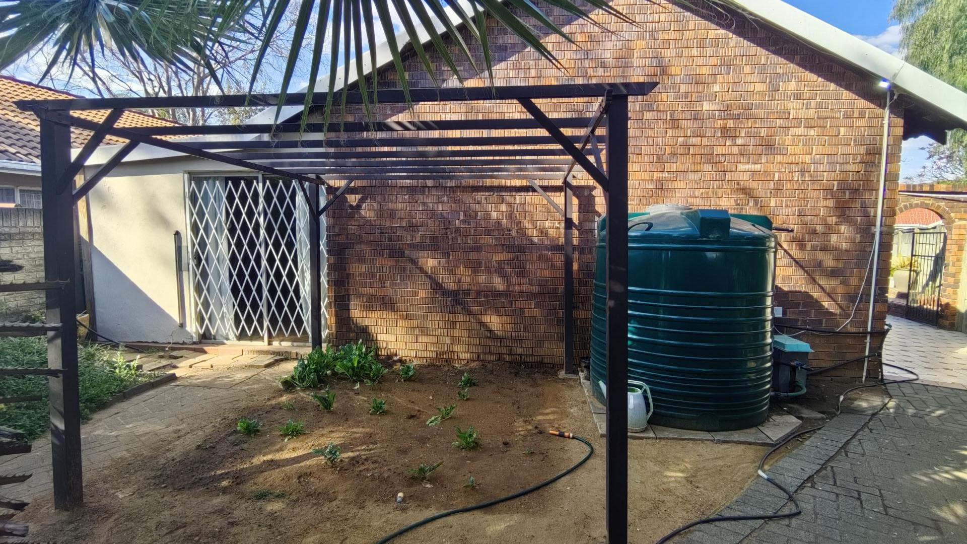 Backyard of property in Rustenburg
