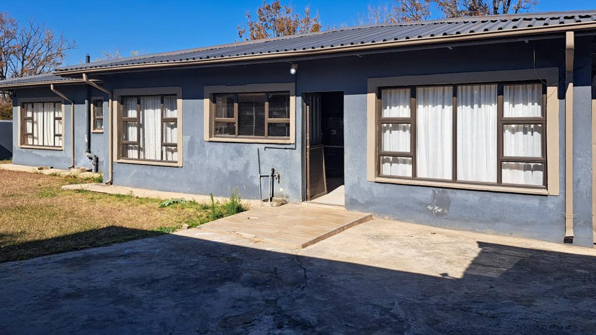 Backyard of property in Newcastle