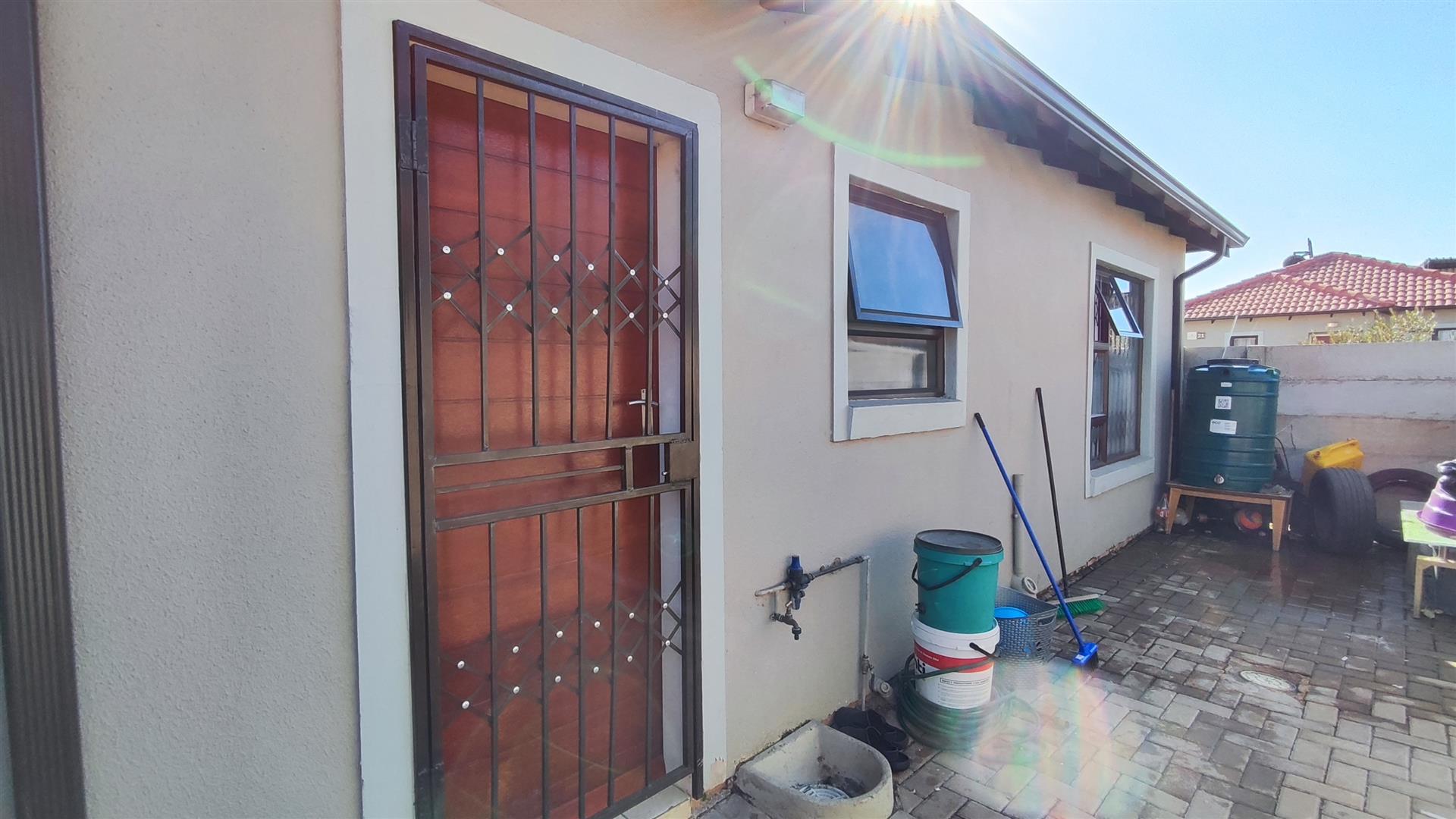 Backyard of property in Alliance