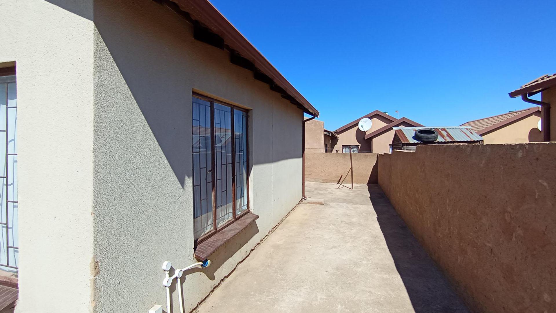 Backyard of property in Soshanguve East