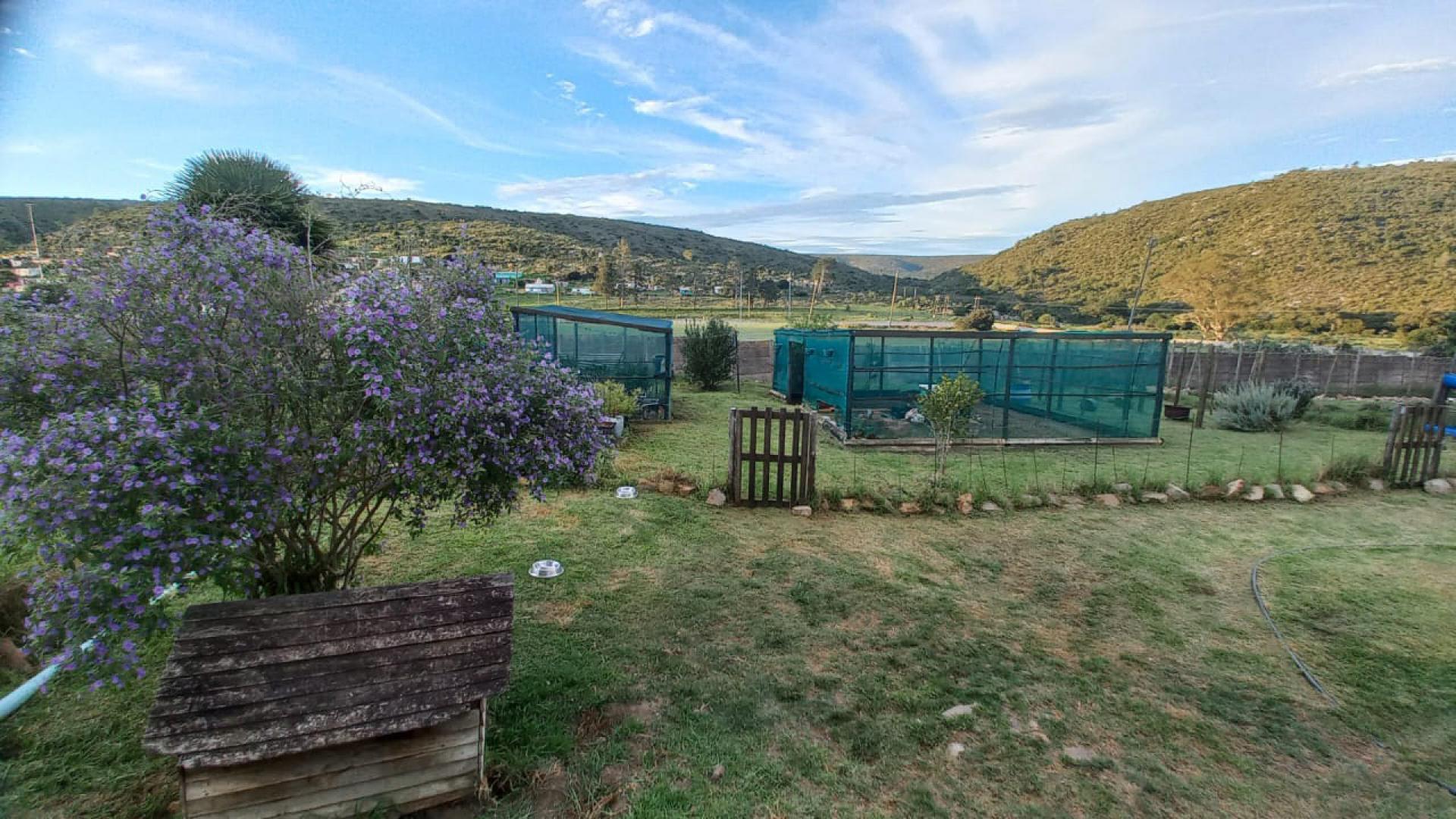 Backyard of property in Riebeek East