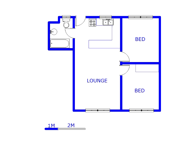 1st Floor - 54m2 of property for sale in Norton's Home Estates