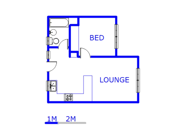 1st Floor - 44m2 of property for sale in Ormonde