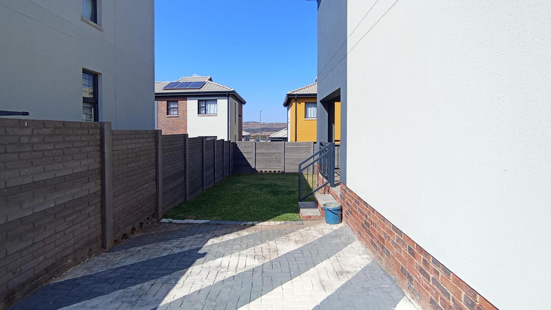 Backyard of property in Lotus Gardens