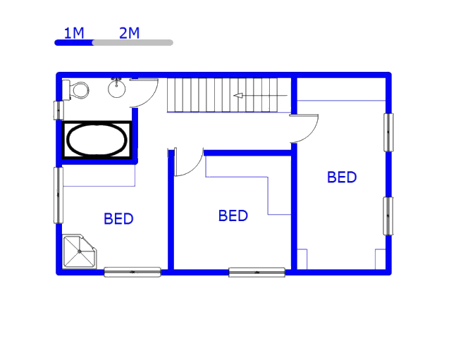 1st Floor - 52m2 of property for sale in Montford