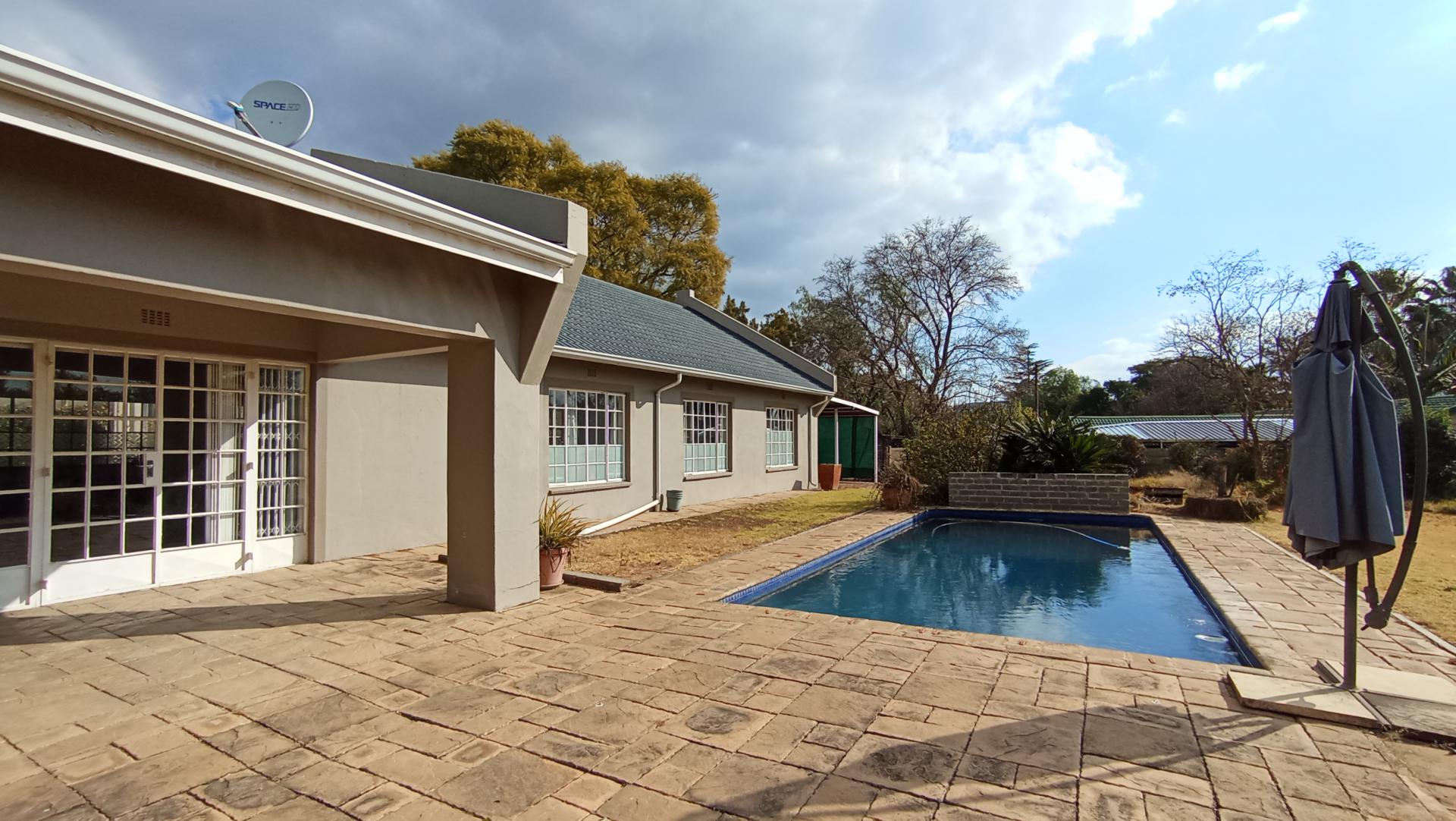 Backyard of property in Malanshof