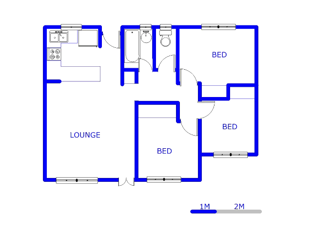 Ground Floor - 59m2 of property for sale in Whitney Gardens