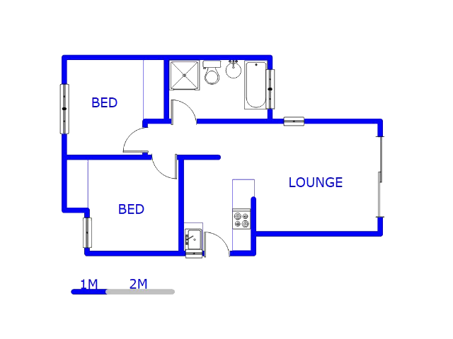 Ground Floor - 50m2 of property for sale in Aeroton
