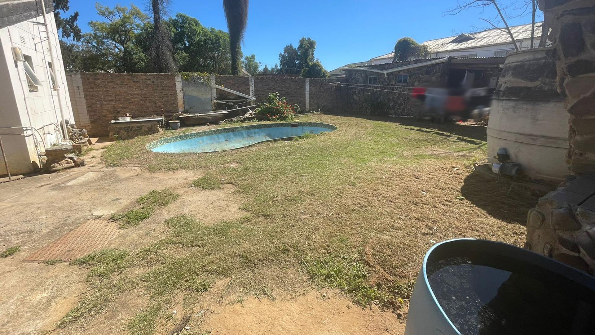 Backyard of property in Adelaide