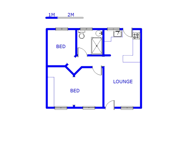 Ground Floor - 56m2 of property for sale in Bonela