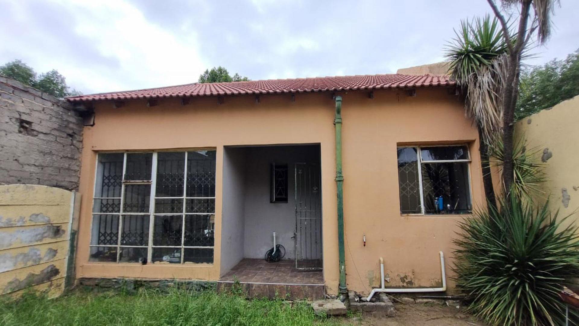 Backyard of property in Benoni