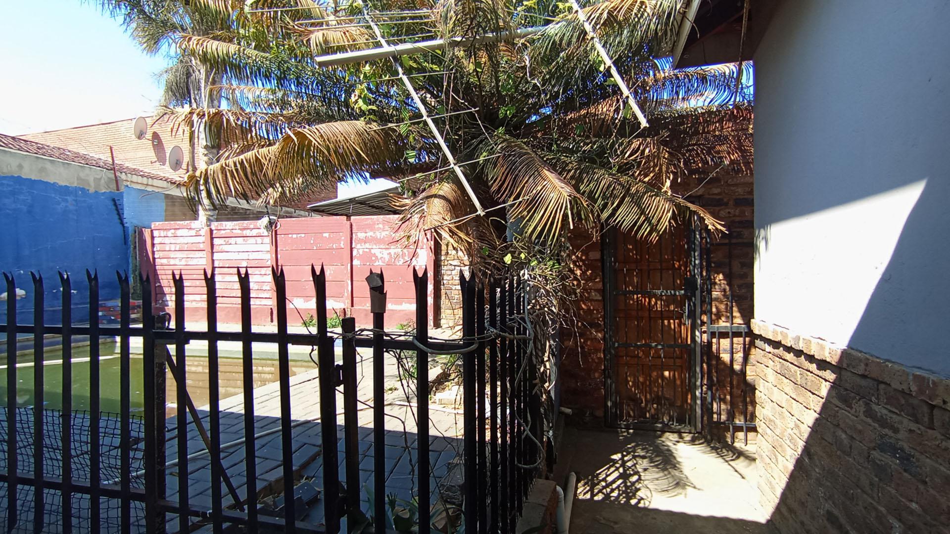Backyard of property in Pretoria West