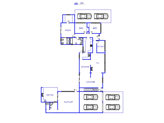 Floor plan of the property in Farrarmere