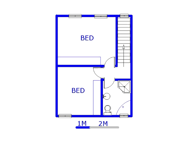 1st Floor - 43m2 of property for sale in Three Rivers