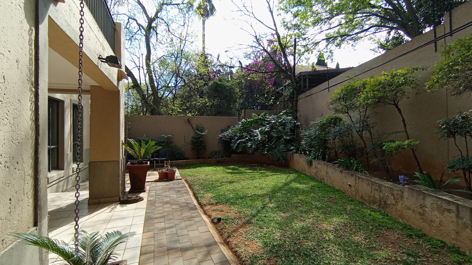 Backyard of property in Menlo Park