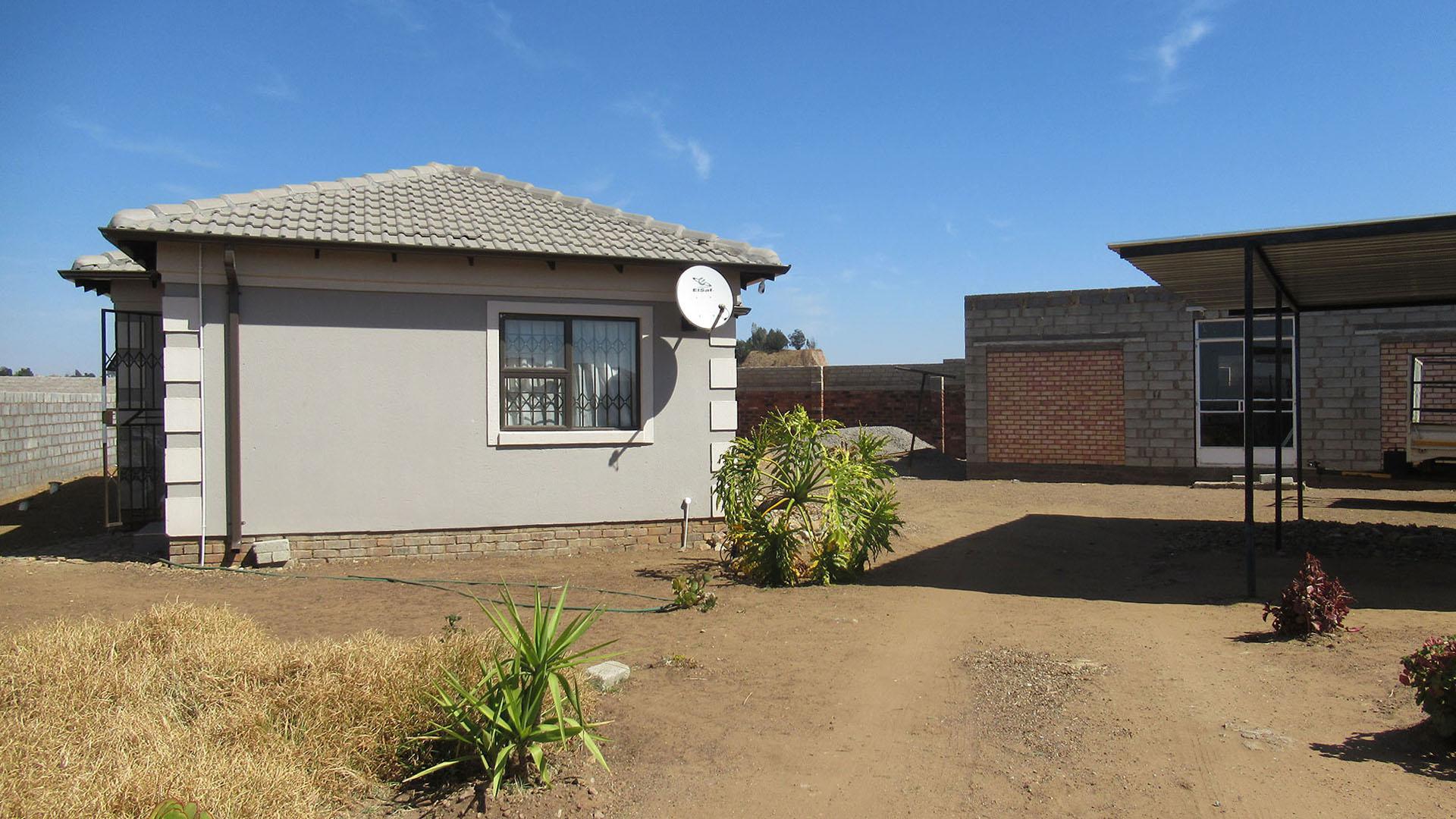 Backyard of property in Azaadville Gardens