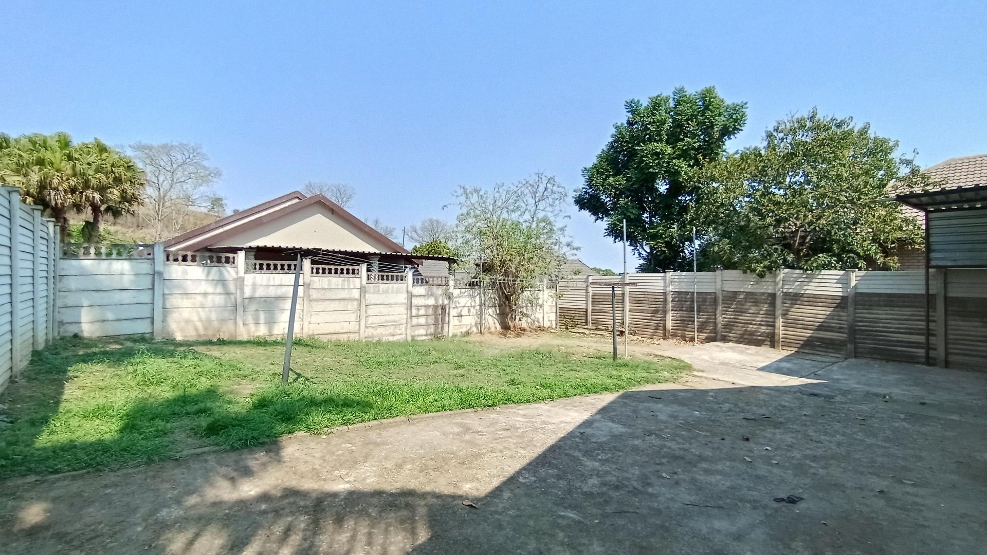 Backyard of property in Bombay Heights