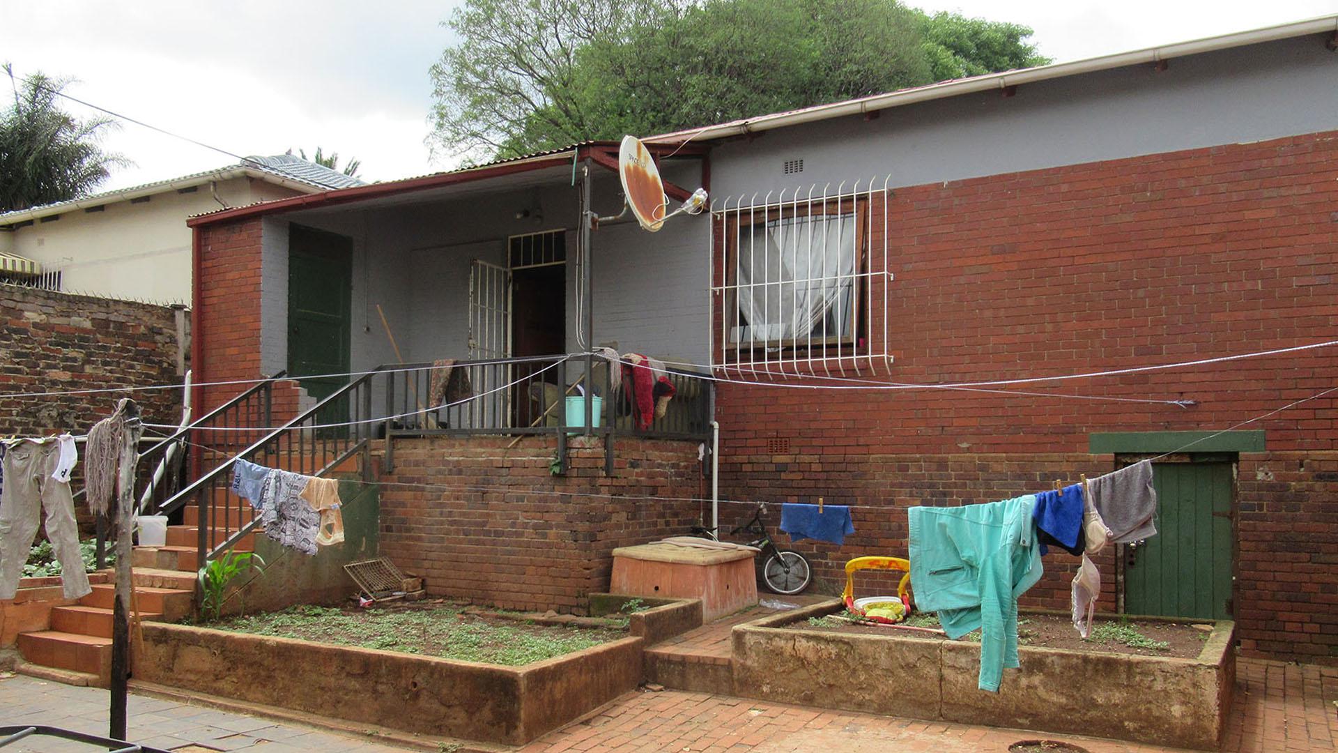 Backyard of property in Bezuidenhout Valley