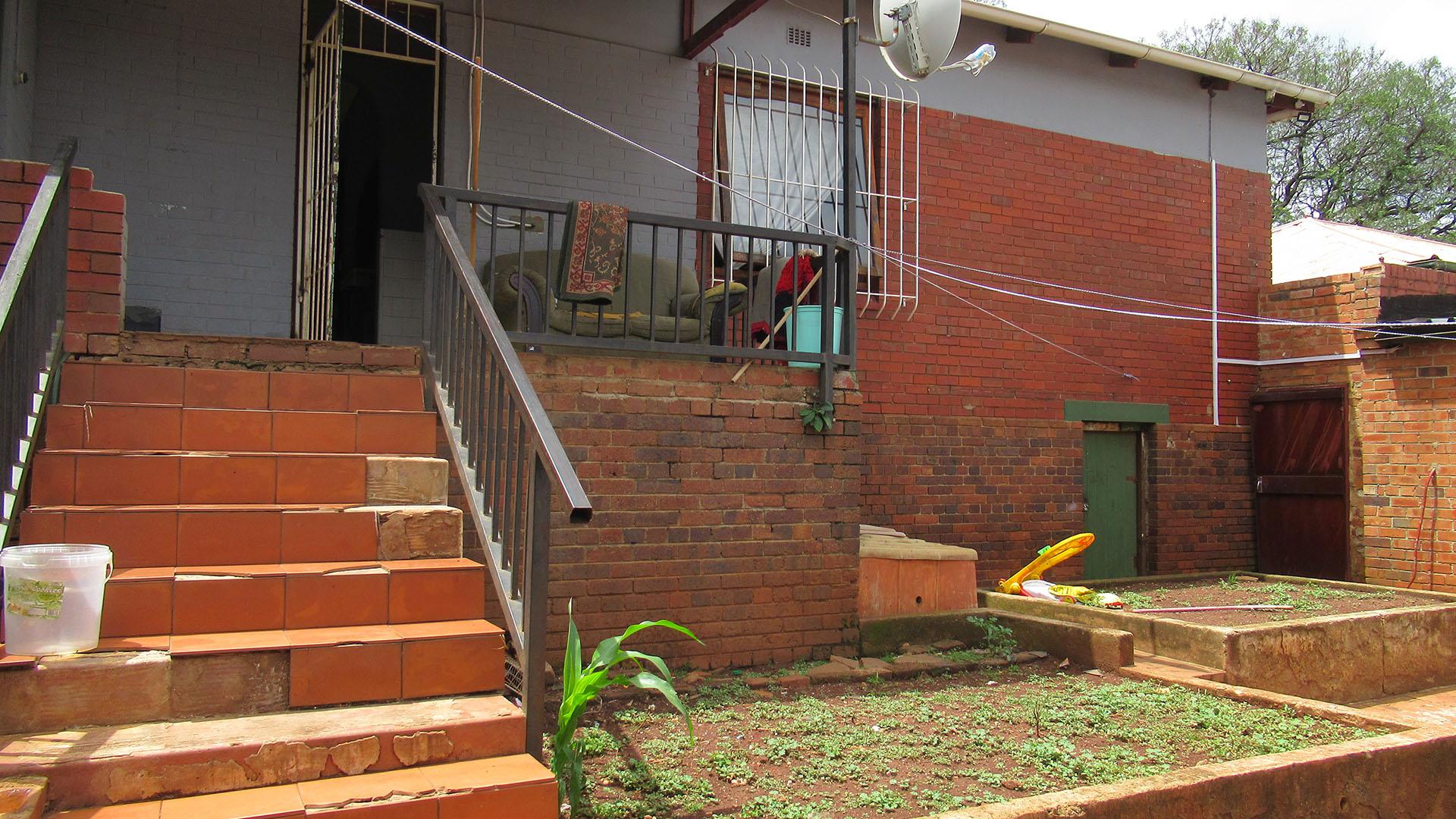 Backyard of property in Bezuidenhout Valley